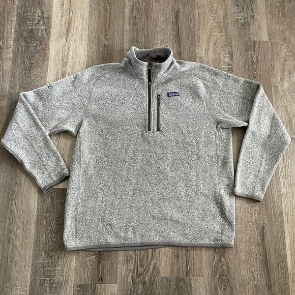 Patagonia Men’s Better Sweater 1/4 Zip Fleece in Stonewash - Size: XL - Picture 7 of 8